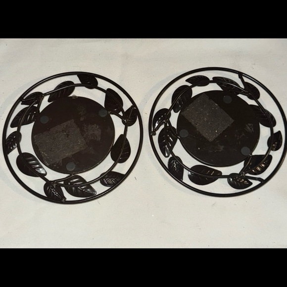 Pillar Candle Holder Decor Plate Set - Picture 5 of 5